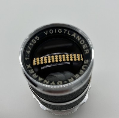 Voigtlander Super-Dynarex f/4 135mm Lens with DKL Mount Caps