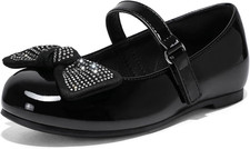 Girl'S Non-Slip Soft Bow Ballet Flats