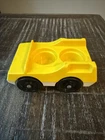 HTF Vintage 1987 Fisher Price Little People Yellow White 2-seater McDonald's Car