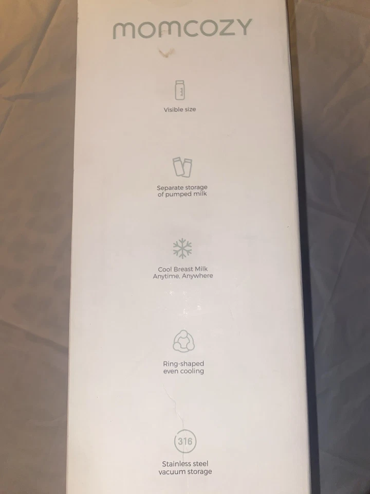 Enfriador de leche materna portátil MOMCOZY - púrpura Foto 3 de 4