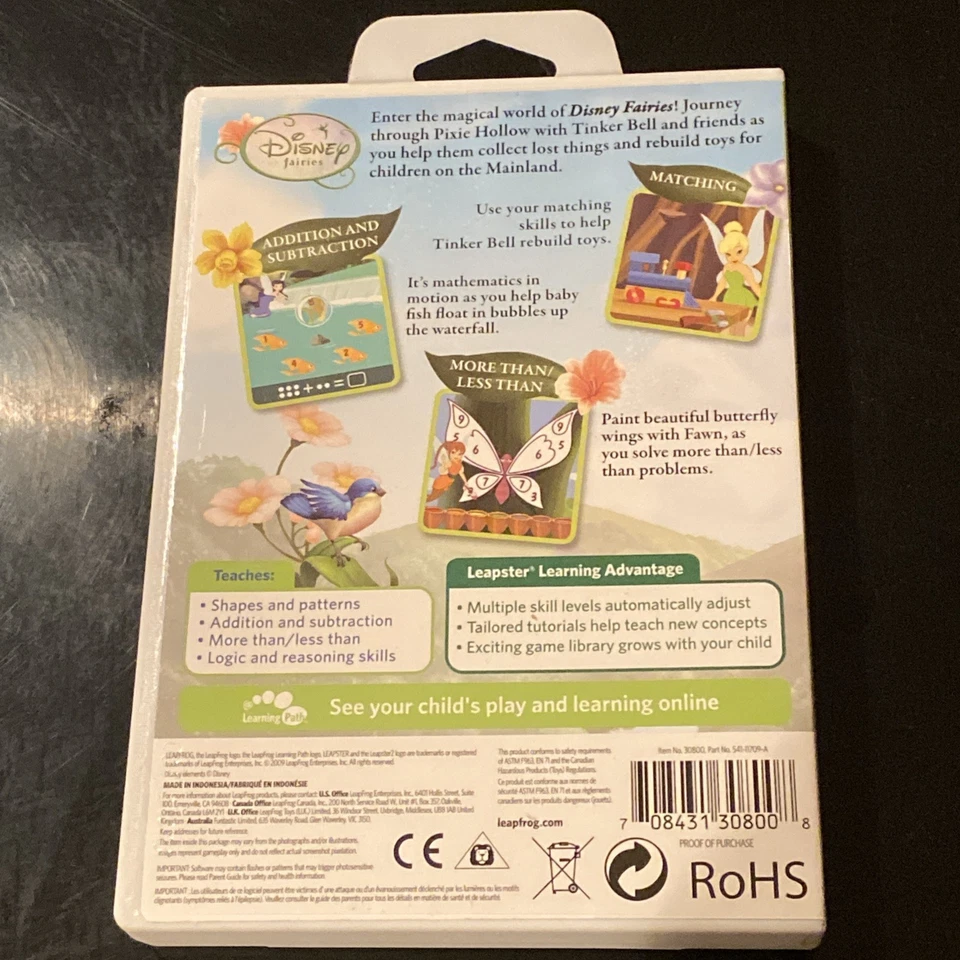 LeapFrog Leapster Learning Game Disney Fairies 4-7 years - Image 2 of 3