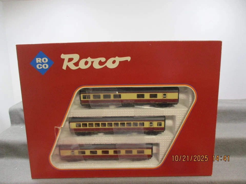 Roco H0 04183A/04070A TEE Dieseltriebzug & Ergänzungs-Set VT 11.5 DC Analog OVP - Bild 2 von 4