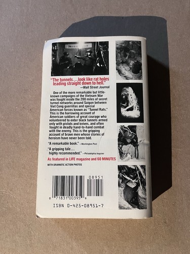 THE TUNNELS OF CU CHI by Tom Mangold 1986 Berkley paperback VIETNAM WAR HISTORY - Imagen 2 de 3