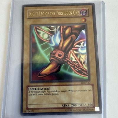 Yu-Gi-Oh Exodia The Forbidden One SET (5 PIECES) 2002 LOB-124