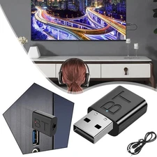 ✨Bluetooth 5.0 Audio Transmitters Receiver AUX USB W3 Dongle Wireless X2O9 W4G6