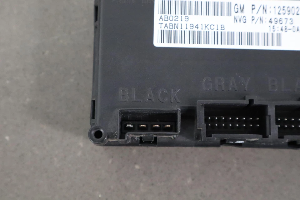 03-07 Chevy Silverado 2500HD módulo de caja de transferencia 12590219 Foto 3 de 4