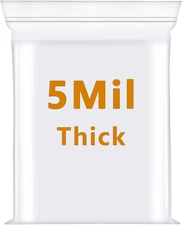 200 PCS 2" X 3" Thick 5 Mil Small Clear Zip Poly Lock Plastic Bags Seal Reclosab