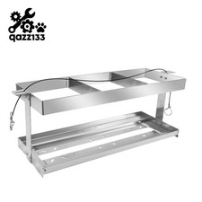 Aluminum Trailer-Mount Race Fuel Jug Holder -For Three 5 Gallon Fuel Containers