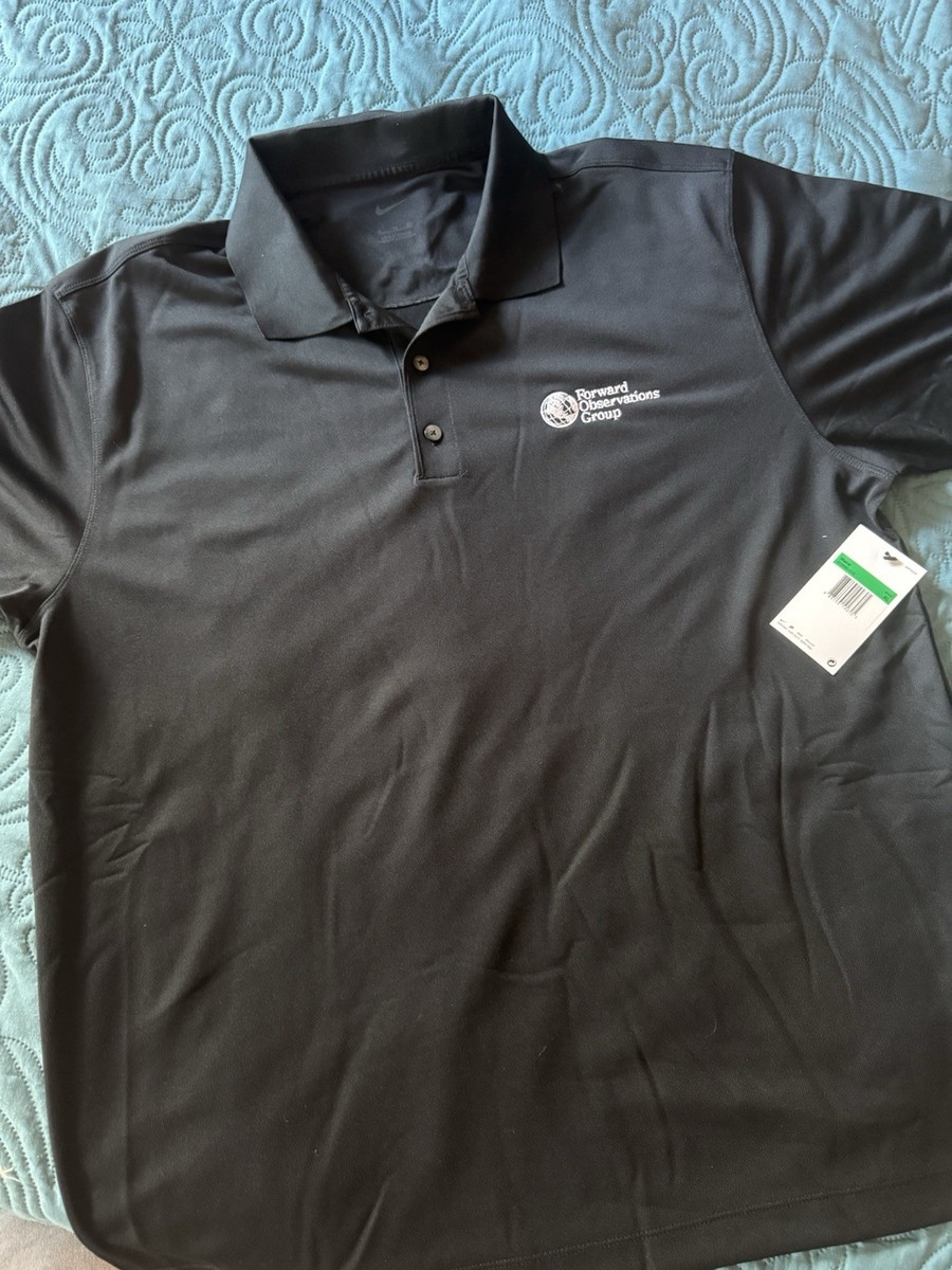 Forward Observations Group Polo Nike Corporate Logo XLarge