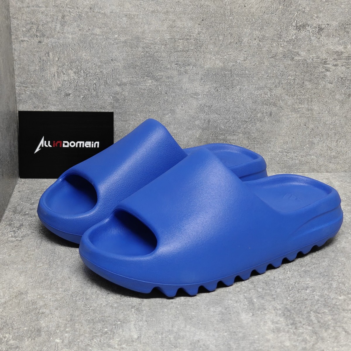 adidas Yeezy Slide Azure Cobalt Royal Blue ID4133 Unisex | eBay