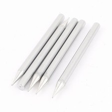 40W Replaceable Solder Soldering Iron Tip 65mm Long 4.5mm Shank Dia 5pcs
