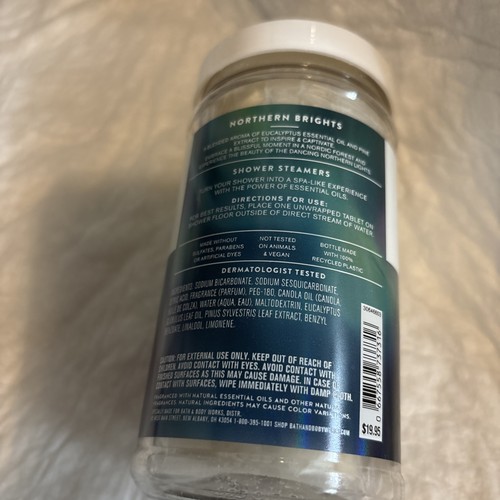 Bath & Body Works Aroma Northern Brights Eucalyptus & Pine Shower Steamers - Picture 3 of 5