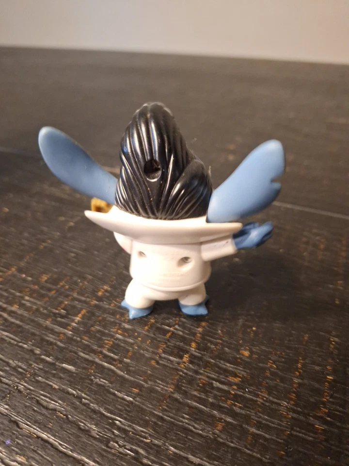 Figura Cabeza Bobble Disney Lilo & Stitch Elvis Presley McDonald's con Guitarra Foto 3 de 4