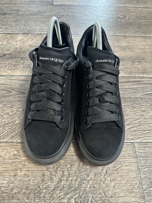 alexander mcqueen 558943 Women Sneakers Black Suede Eu38 | eBay