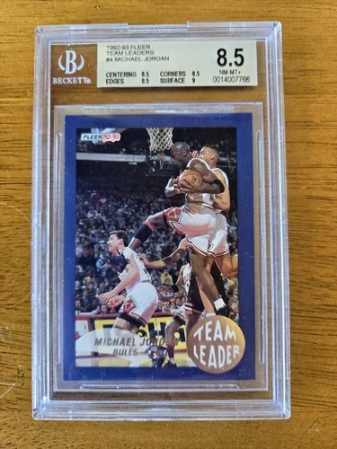 1992-93 Fleer - Team Leaders Michael Jordan #4