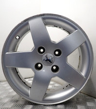 PEUGEOT 207 15" SILVER ALLOY  WHEEL 9651016580 (W-535)