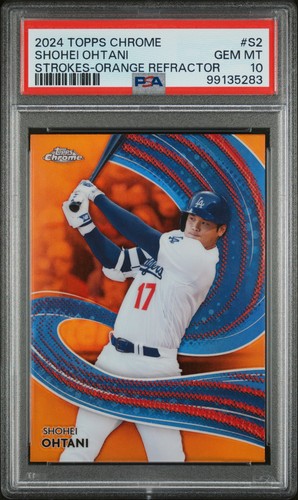 2024 Topps Chrome Strokes #S-2 Shohei Ohtani Dodgers