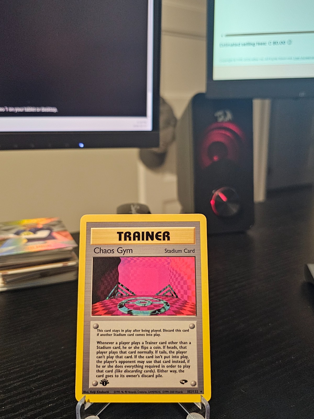 Chaos Gym Trainer #102 - 1st Edition - Gym Challenge - NM