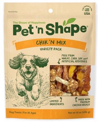 Pet 'N Shape Pet N Shape - Chik N Mix Variety Pack Natural Chicken Puppy Treat