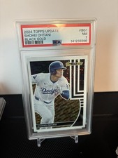 2024 TOPPS UPDATE TOPPS BLACK GOLD #BG1 SHOHEI OHTANI PSA 7