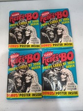 Lot Of 4 - Here's Bo Sealed Wax Packs. Produced By Fleer In 1981