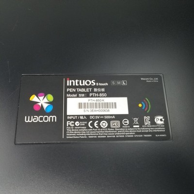Wacom Intuos 5 Touch Large PTH-850 Graphics Tablet Complete Set