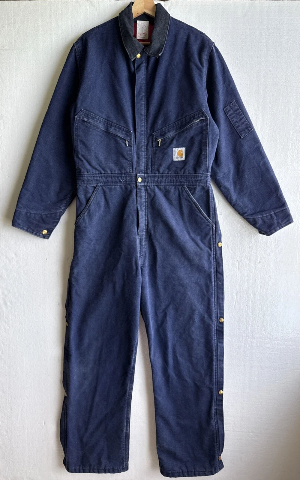 Vintage Carhartt Dark Blue Insulated Coveralls Men’s Size 42 Regular Outdoor
Opens in a new window o