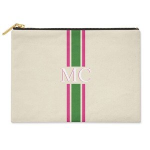monogrammed camera bolsa