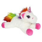 Adventure Planet Plush - Laying Unicorn ( Pink - 13 inch ) - New Stuffed Animal