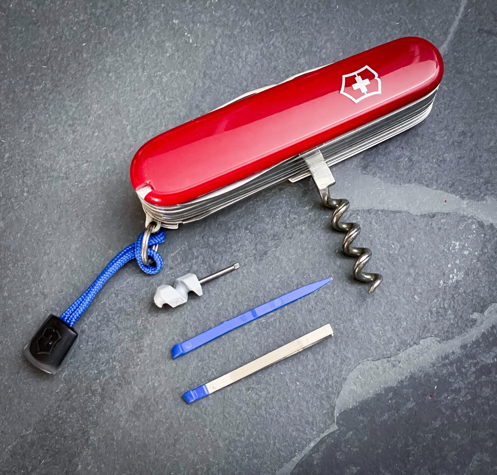 Victorinox Workchamp Swiss Army Knife Red, White And Blue! eBay
