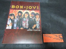 Bon Jovi Japan Tour Book 1985 with A Ticket Stub John Richie Sambora
