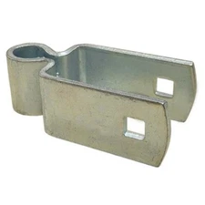 5/8" x 1.5" Heavy Duty Female Gate Post Square Hinge Bolt-on Zinc Plated