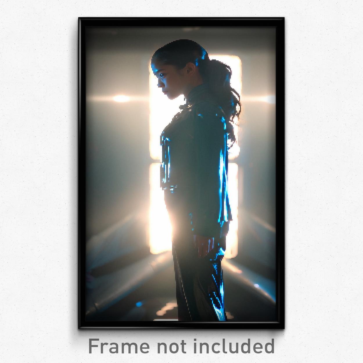 Pixel Art 8-Bit Psychedelic Trippy Glossy Video Game Poster - Glossy Well Print