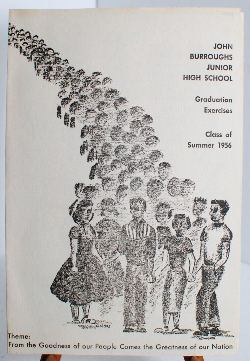 1956 John Burroughs Junior High School Collection Lot of 4