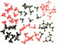 60 GOLIATH INDUSTRIAL ABS 1/4 3/8 1/2 RED & BLACK REPLACEMENT SOCKET RAIL CLIPS