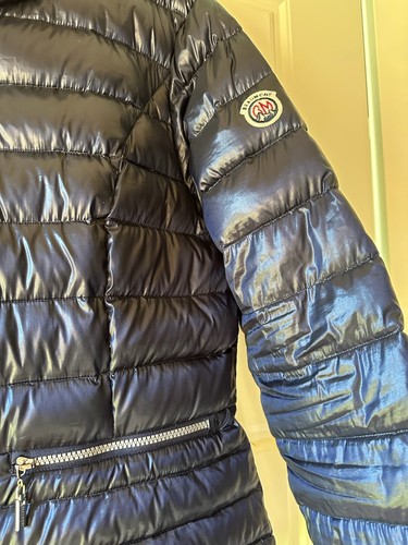 Beaumont Women's Navy Blue Down Coat Jacket Size US 14/UK 16 GreatUsed Condition - Picture 3 of 12
