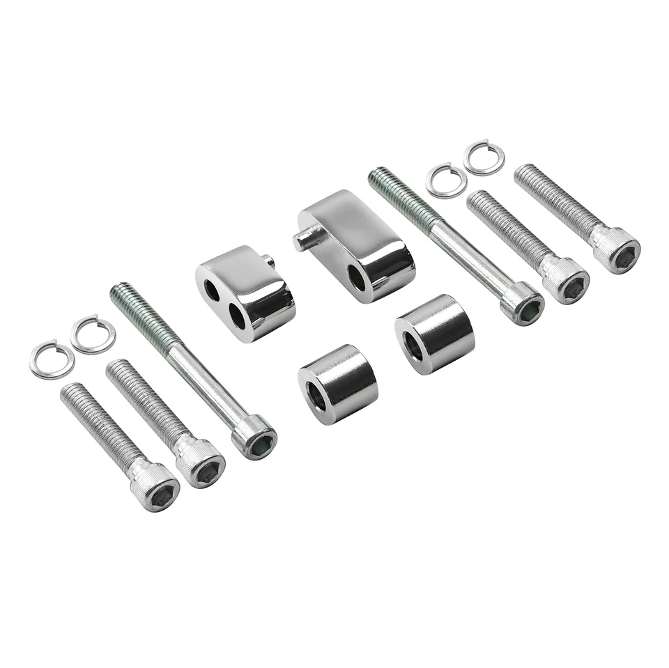 Driver Floorboard Spacer Extension Kit Fit For Harley Street Electra Glide 09-23 - Изображение 3 из 4