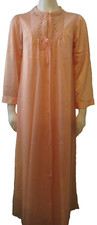 Vtg New NWOTs MOVIE STAR Chiffon Peignoir Nightgown Robe Set Women s Small Peach