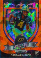 Rondale Moore RC 2021 Prizm Draft Picks Crusade Orange Ice Rookie Card #171 NFL