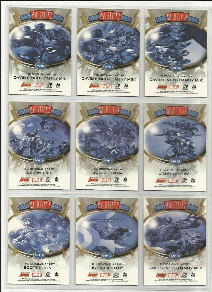 2006 Complete Avengers (Rittenhouse) EARTHS MIGHTIEST Set of