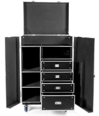Schubladen Fächer Case DPC-1 TISCH & PULT Tourcase Werkzeug Computer Flightcase