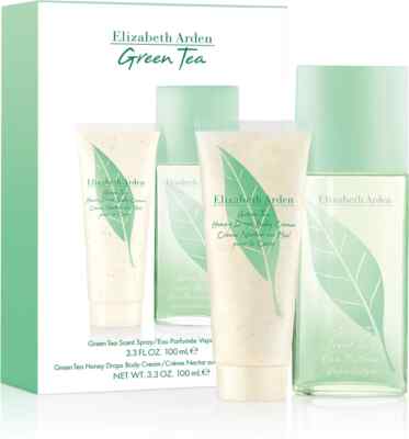 Elizabeth Arden Green Tea Geschenk Set Damen Eau de Toilette & Körperlotion Neu