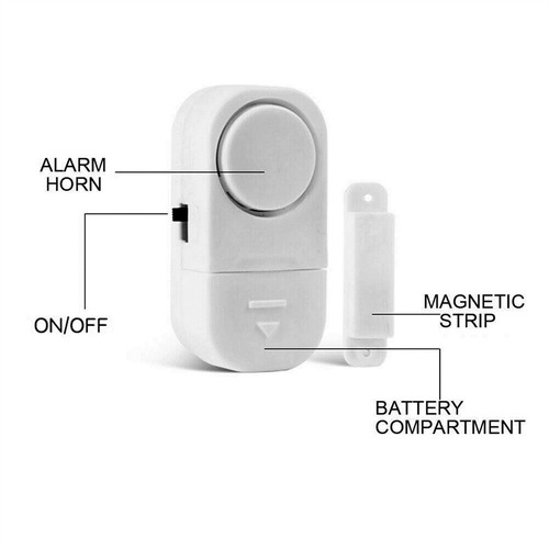 2-10 Pcs Wireless Home Window Door Burglar Security Alarm System Magnetic Sensor - Picture 7 of 17