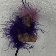 Renaissance Faire Cable Shoulder Puppet Woodbaby Unicorn Creature 3”