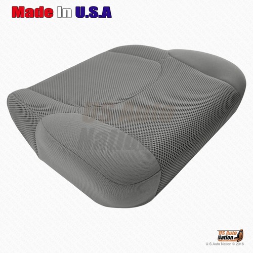 For 2005 - 2019 Nissan Frontier Front Passenger Bottom Cloth Seat Cover Gray - Picture 7 of 10