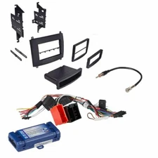 Stereo Single/Double Din Dash Kit W/Interface compatible with 2003-2007 SRX CTS
