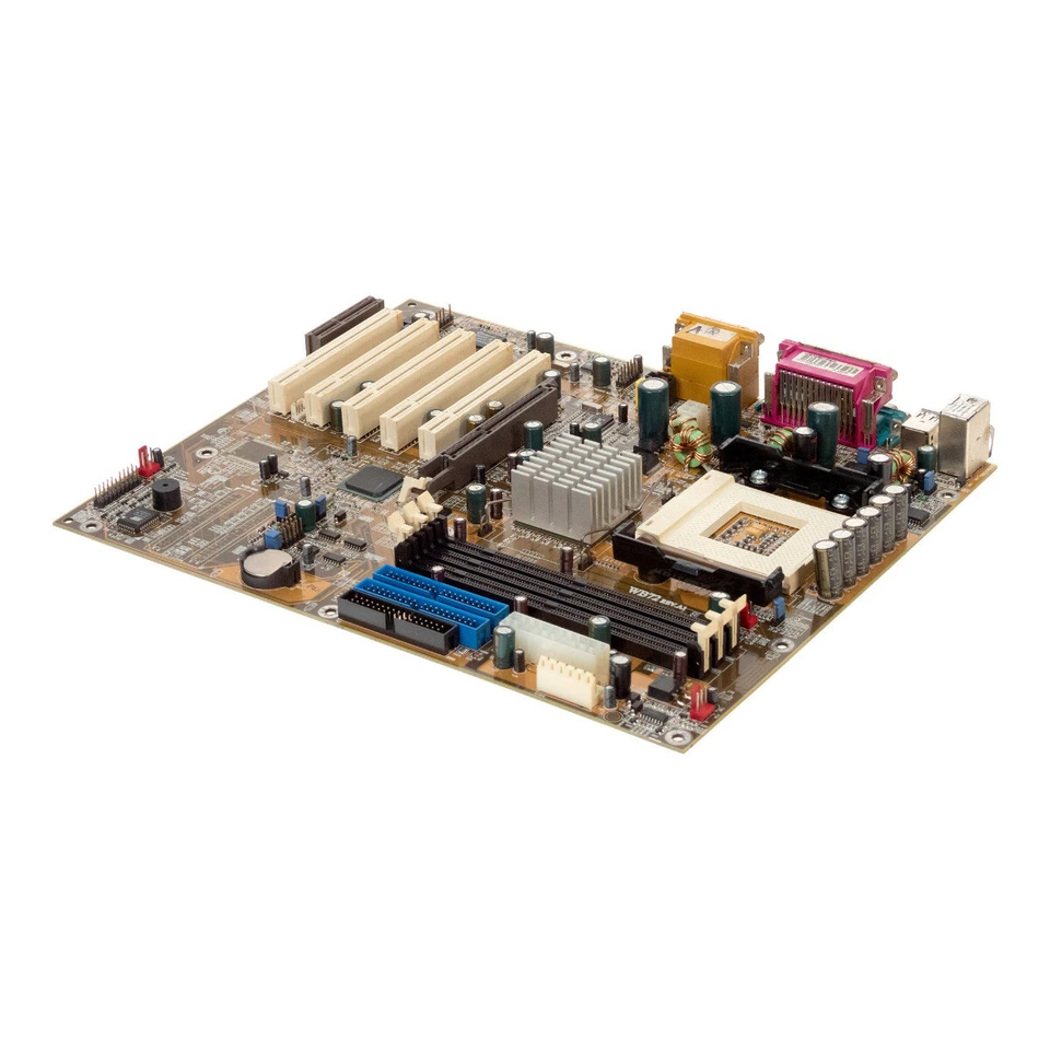 Scheda Madre ATX DFI WB72-SC WB72 REV.A1 SOCKET 423 SDRAM AGP PCI CNR - Image 3 of 3