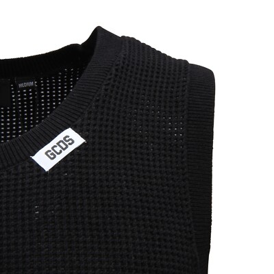 Canotta (débardeur) GCDS Pour Homme En Coton 100% - Neuf Avec étiquettes, Couleur Avorio, Style Ouvert Et Aéré