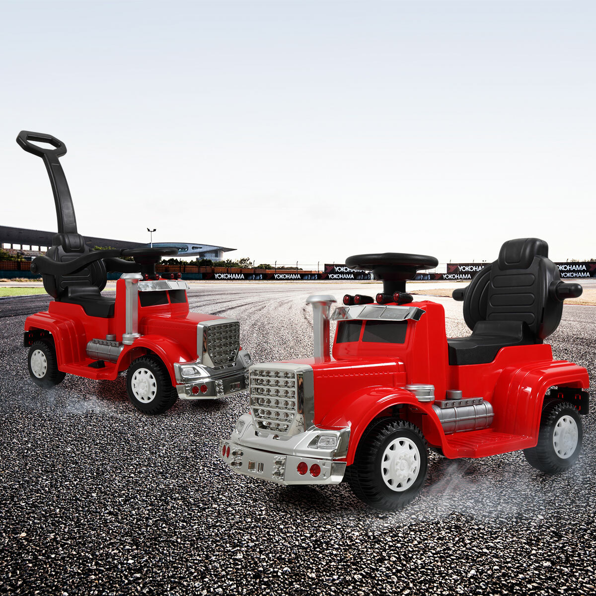 ride on car with handle