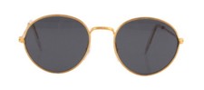 John Lennon 1970's Style Gold Frames and Smoke Lenses Eye Glasses, NEW UNUSED